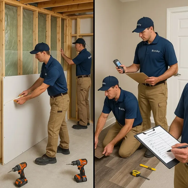 Repairs and Reconstruction process in Salisbury, NH